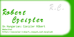 robert czeizler business card
